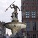 A fountain containing a statue of Neptune holding a trident